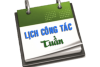 Lịch công tác tuần thứ 24 của UBND xã Tam Thăng