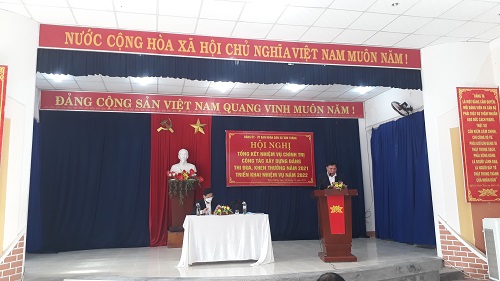 Đảng ủy xã Tam Thăng tổ chức Tổng kết nhiệm vụ chính trị năm 2021