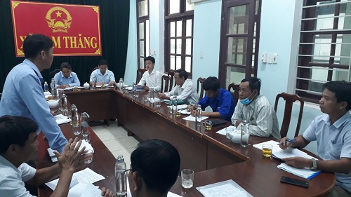 UBND xã Tam Thăng tổ chức sơ kết 6 tháng đầu năm 2022.